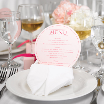 Did you ever think about placing out creative menu cards for your guests at 