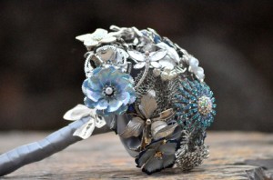 Bouquet Made out of Brooches